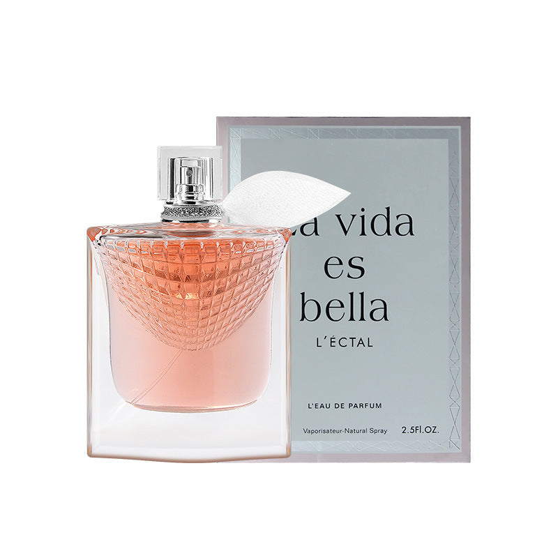 La Vida Es Bella Eau de Parfum 75ml - Elegancia y Sofisticación en Rosa y Oro