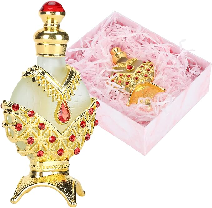 Perfume Femenino Dubai Halal 50ml - Aceite Esencial de Frutas, Fragancia de Lujo y Durabilidad Artesanal