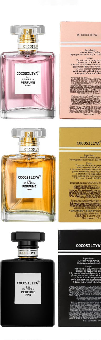 Agua de perfume Cocosiliya 50 ml - Elegancia y sofisticación en tres fragancias únicas