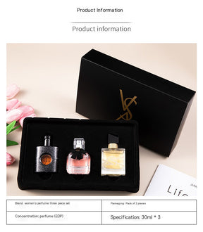 Kit Exclusivo com 3 Perfumes - Yves Saint Laurent Mon Paris, Flysmus Black Track e Flysmus Vsa Dopamine