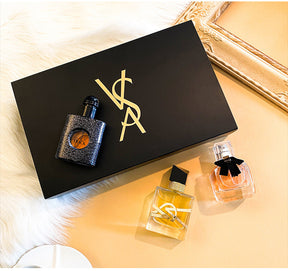 Kit Exclusivo com 3 Perfumes - Yves Saint Laurent Mon Paris, Flysmus Black Track e Flysmus Vsa Dopamine